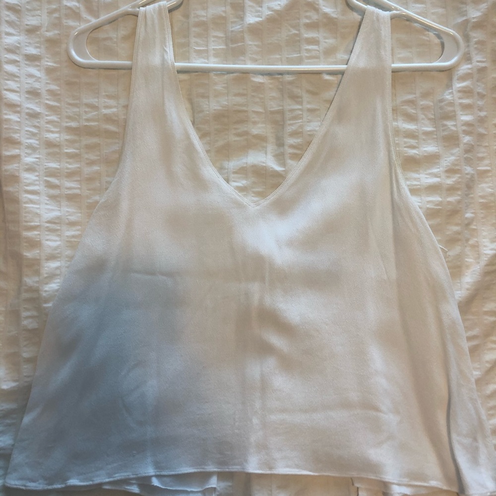 Aritzia tie back tank top